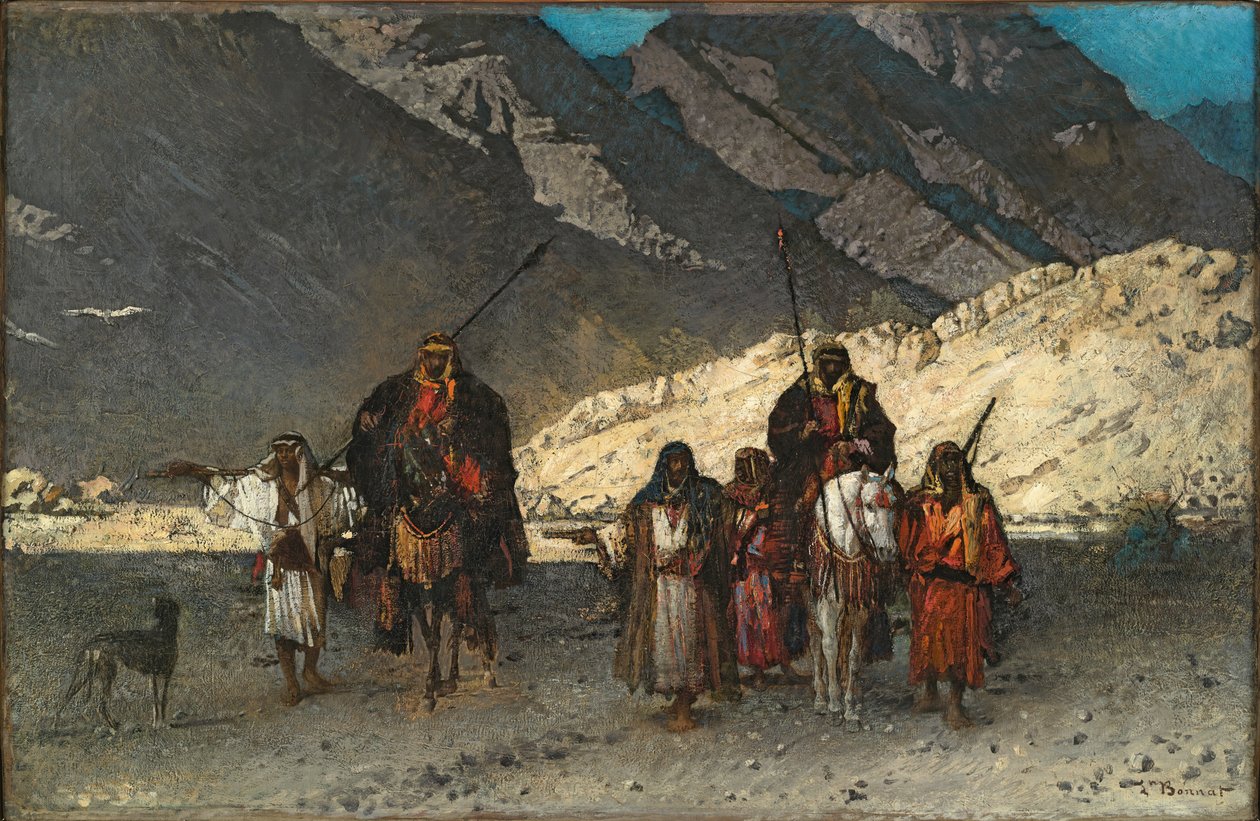 Arabiska shejker i bergen av Léon Bonnat
