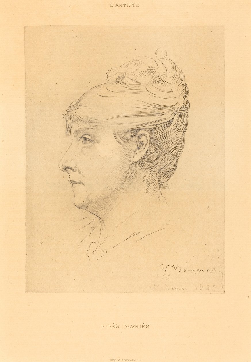 Fidès Devrièssスウェーデン語 av Léon Bonnat