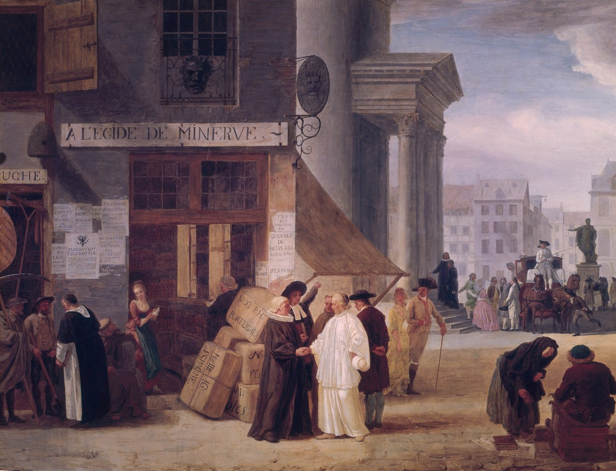 Till Minervas Aegis av Léonard Defrance