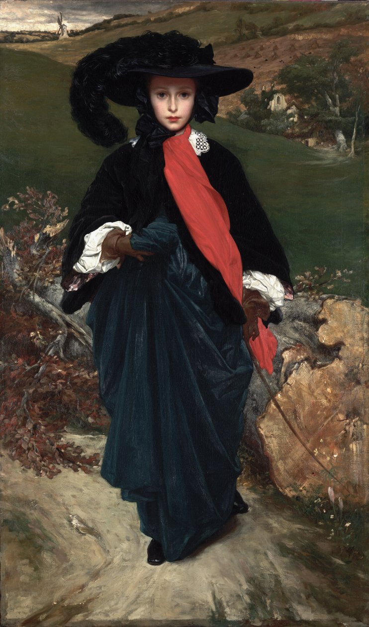 Porträtt av May Sartoris av Frederic Leighton