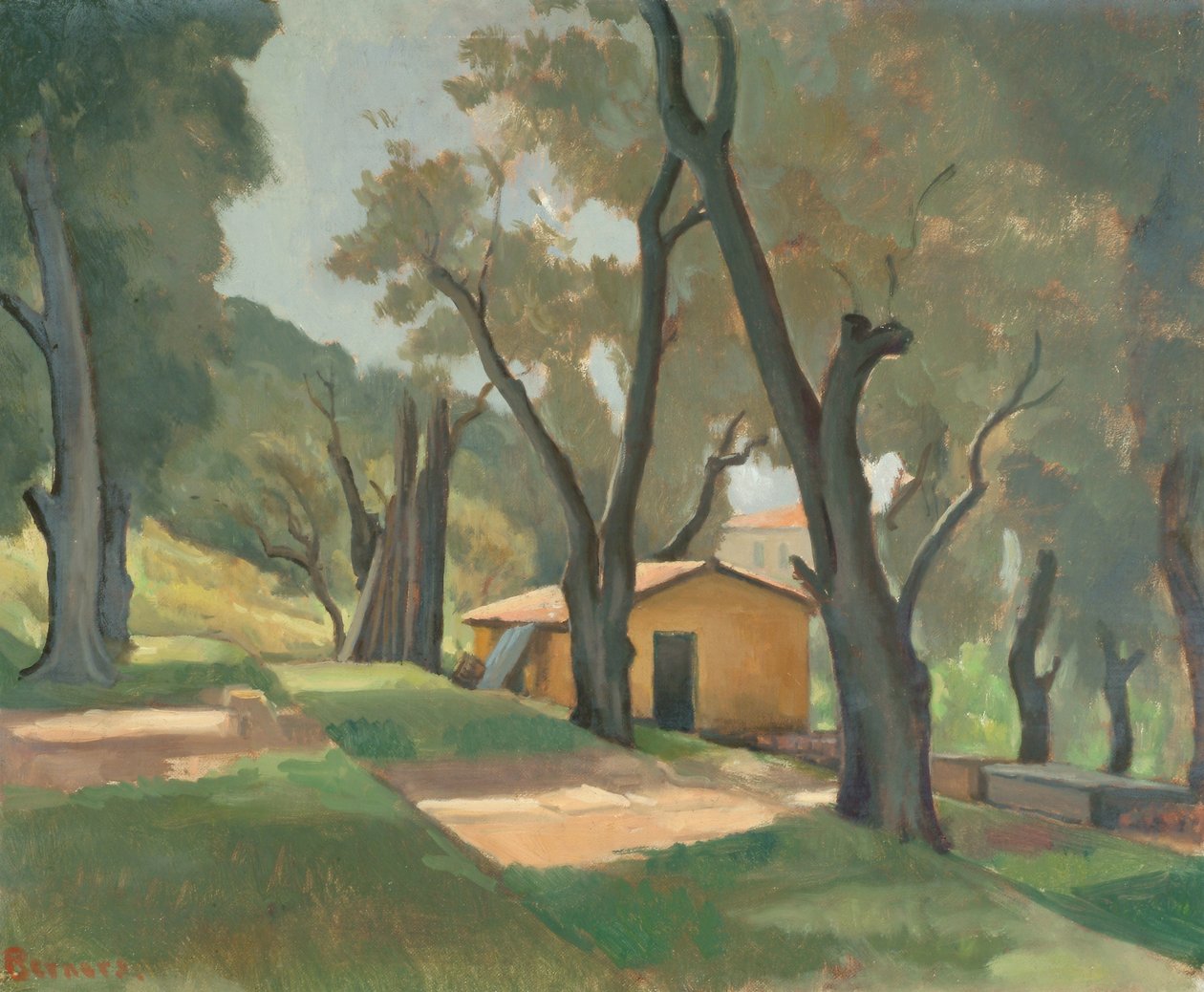 Terrasserad trädgård, Mentone av Lord Gerald Berners