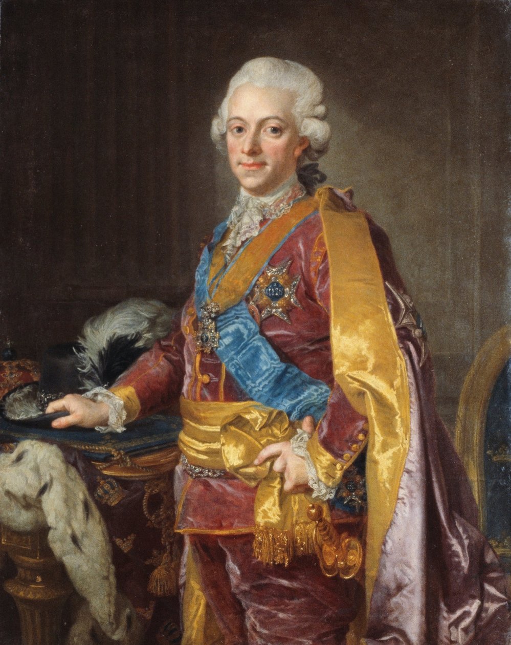 Gustav III, King of Sweden 1772-1792 av Lorens the Younger Pasch
