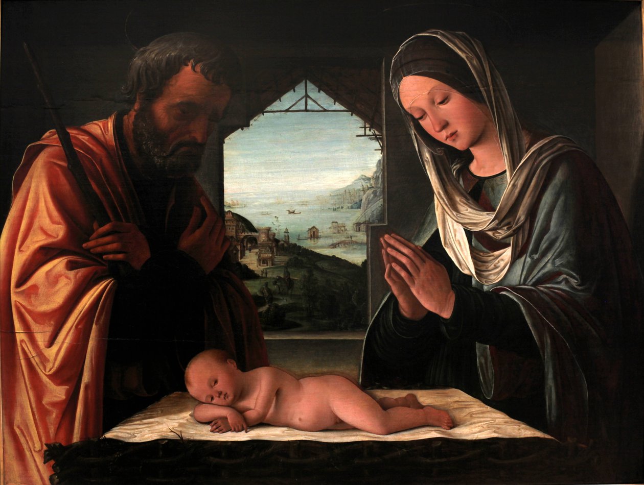 Nativity av Lorenzo Costa