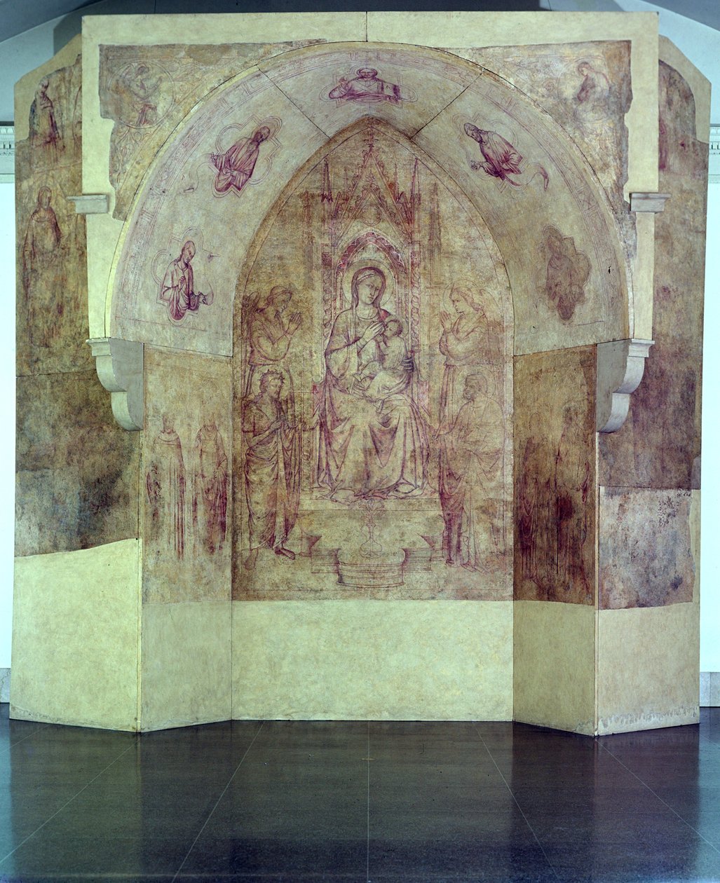 Madonnans tabernakel av Lorenzo di Bicci