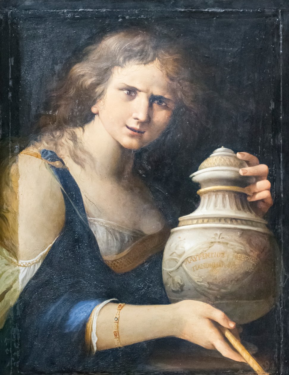 Cirka runt trollkarlen av Lorenzo (1580 1654) Garbieri