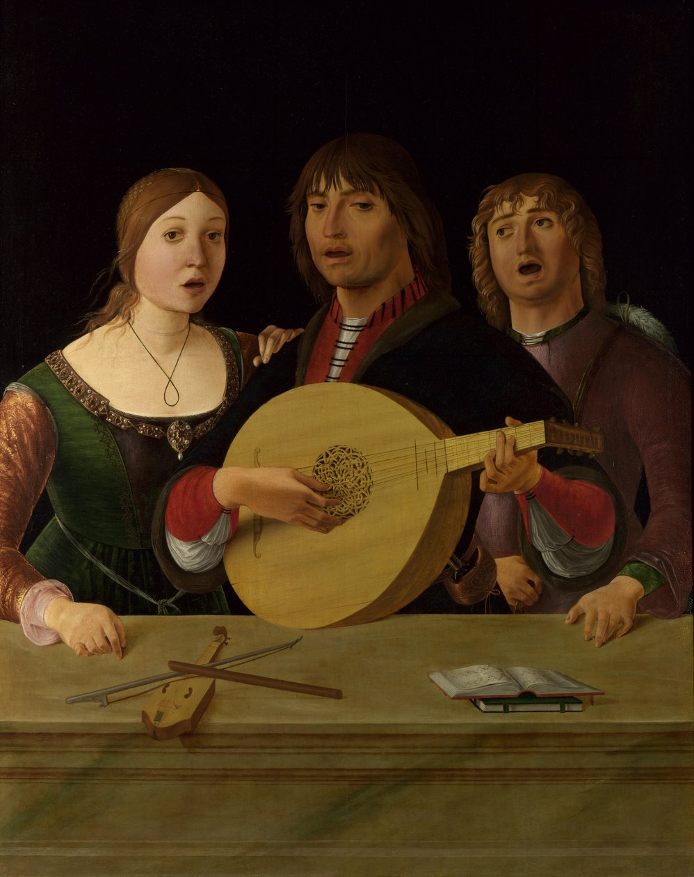 En konsert, c. 1490 av Lorenzo Costa