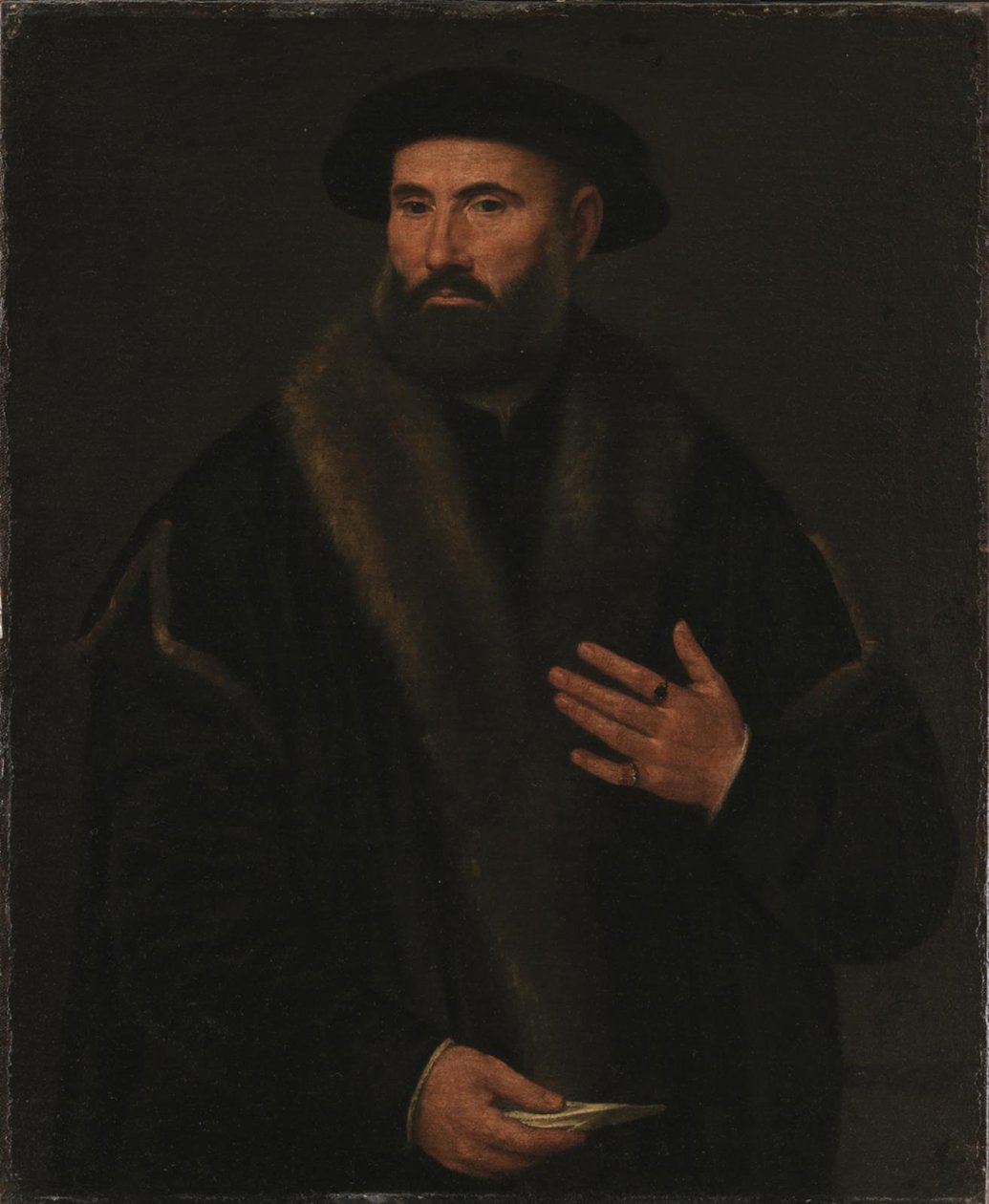 Porträtt av en man av Lorenzo Lotto