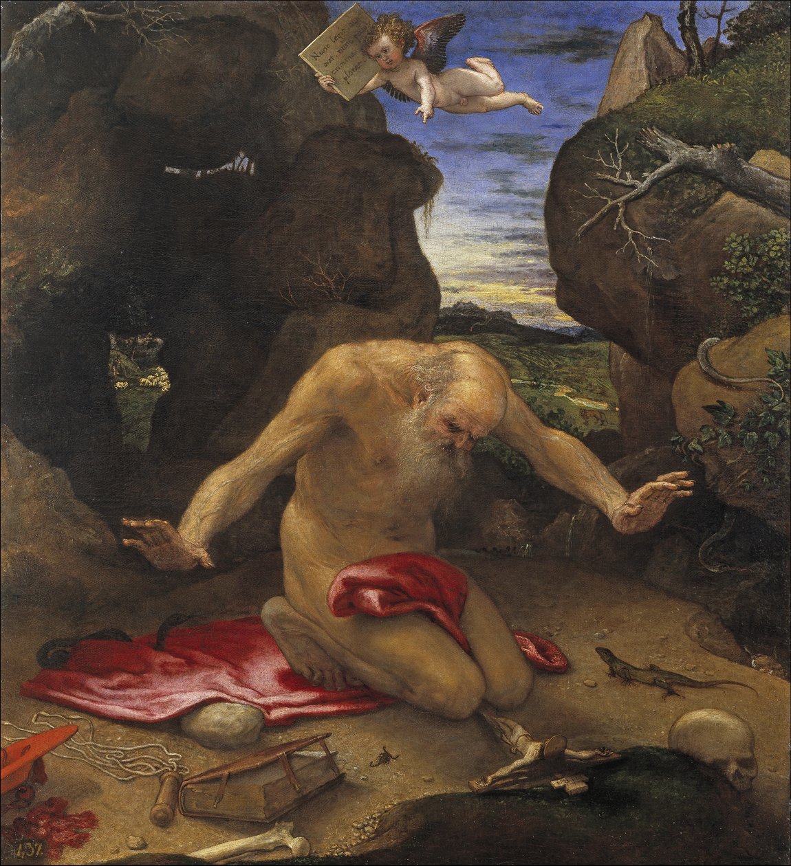 Sankt Jerome av Lorenzo Lotto