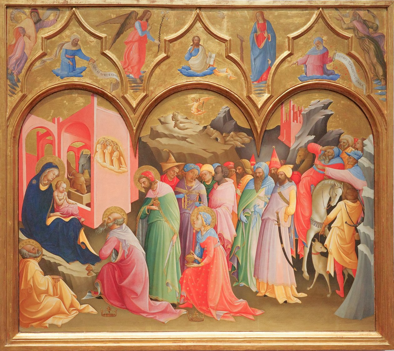 Tillbedjan av de tre vise männen av Lorenzo Monaco
