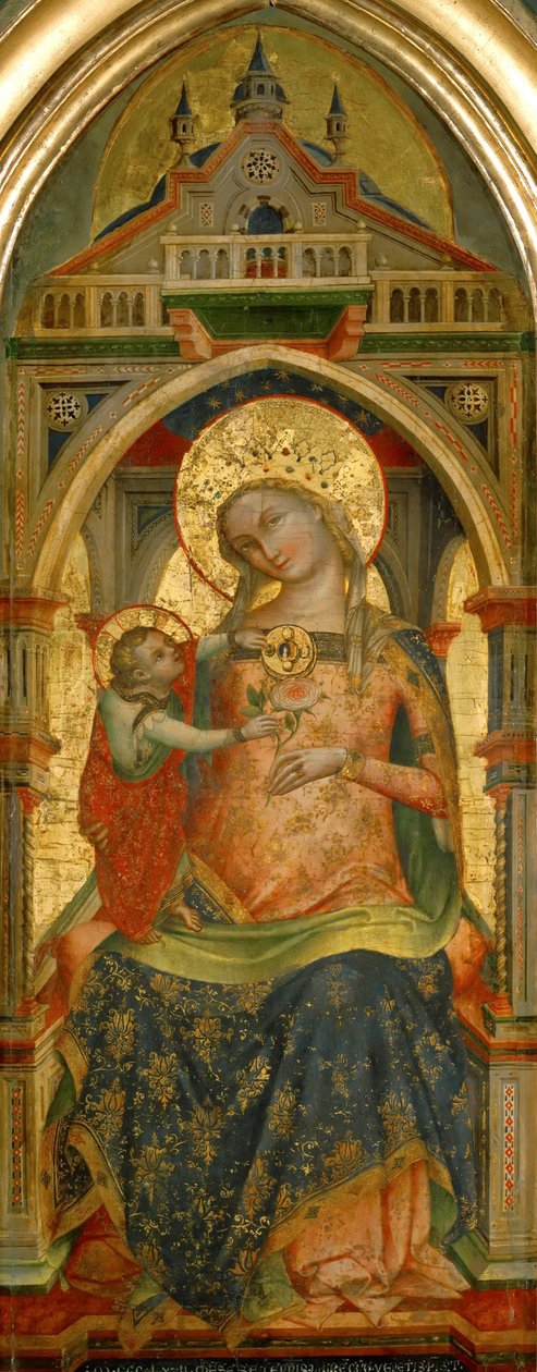Madonna och barn, 1372. av Lorenzo Veneziano