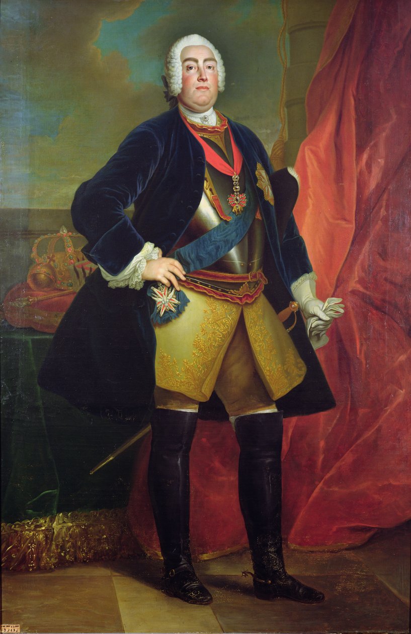 Fredrik Augustus II (1696-1763) Kurfurst av Sachsen av Louis de Silvestre