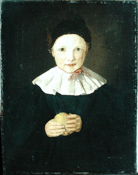 Porträtt av ett barn, 1836 av Louis Asher