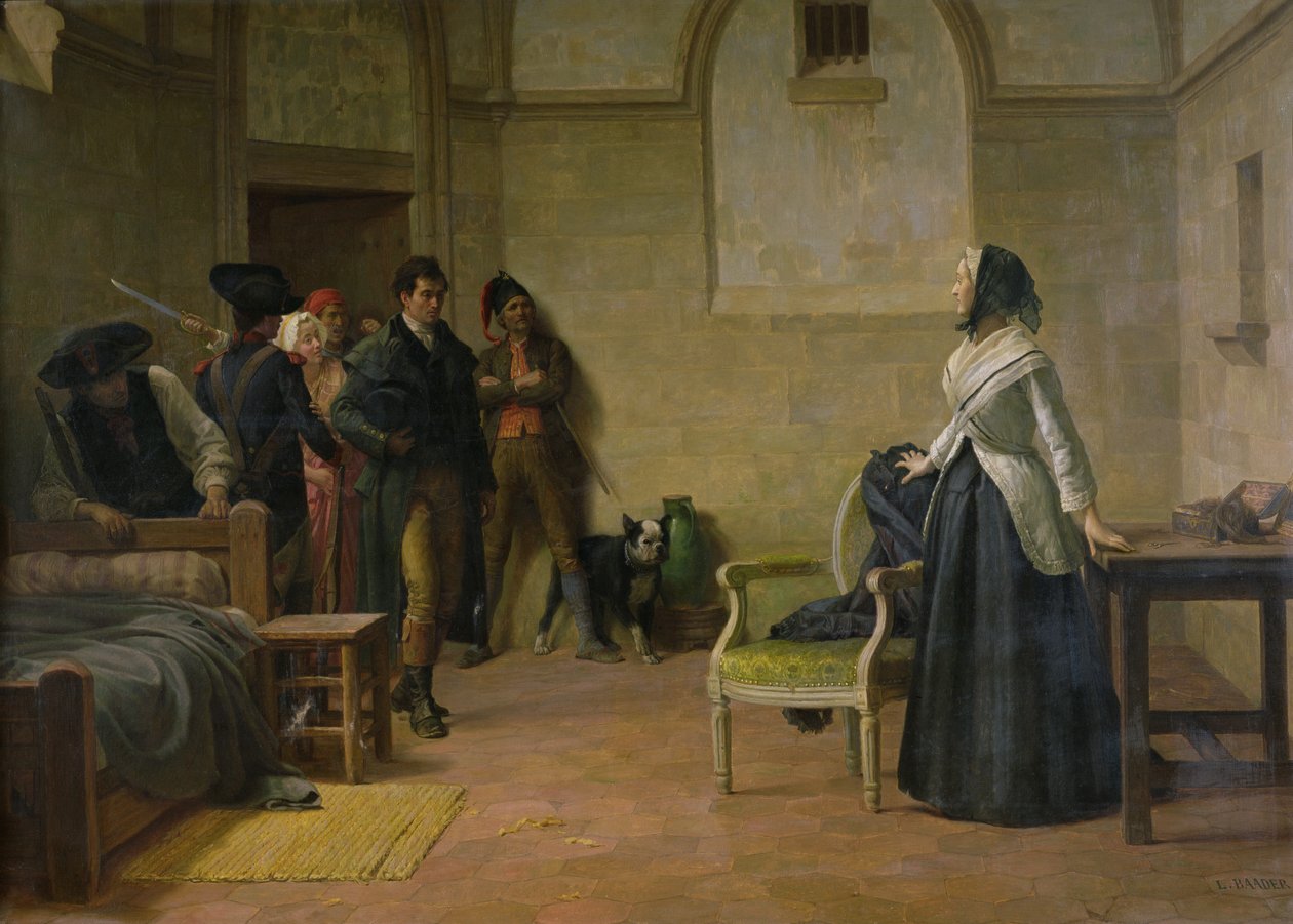 Marie-Antoinettes sista morgon (1755-93) av Louis Baader