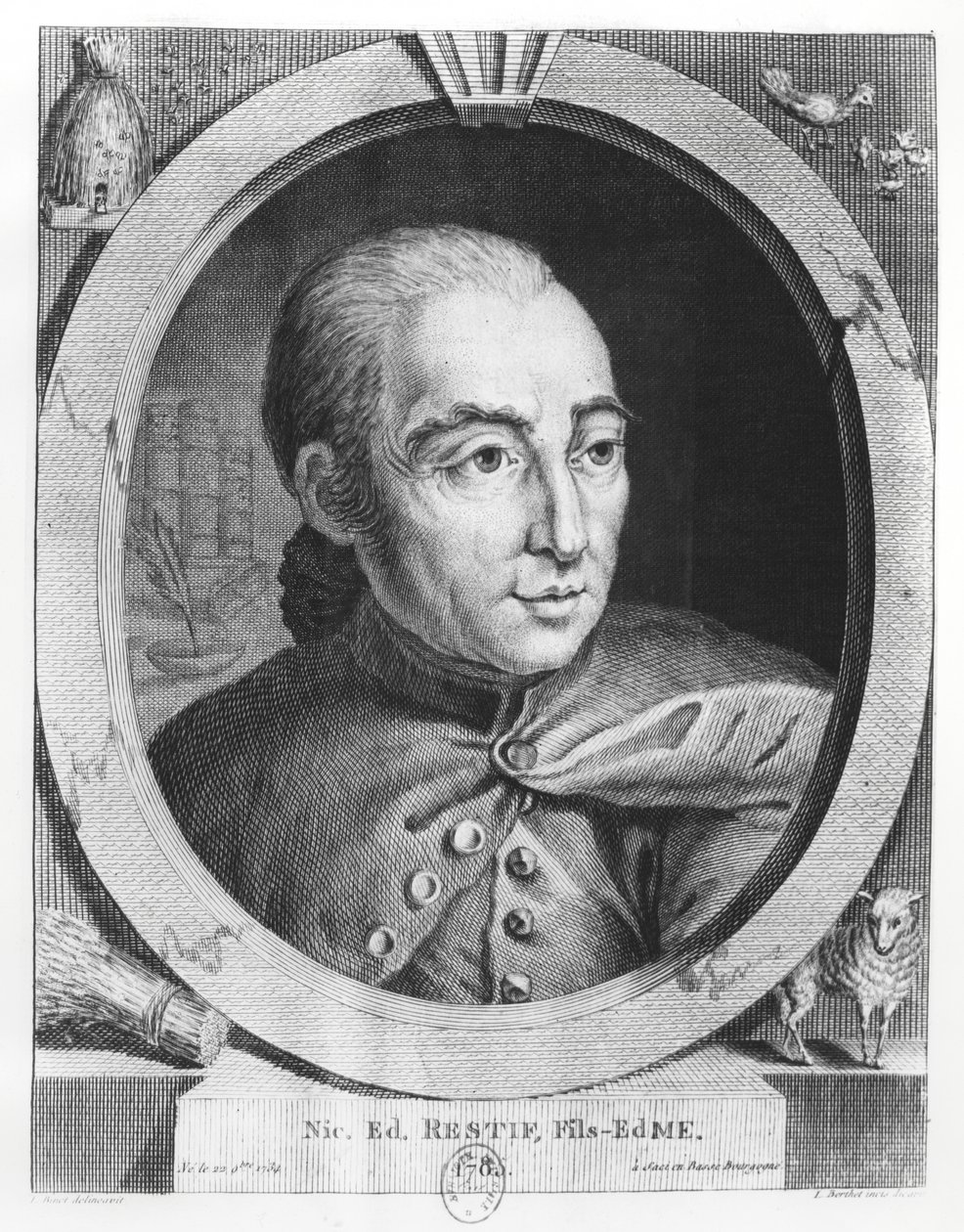 Nicolas, Rétif de la Bretonne av Louis Berthet