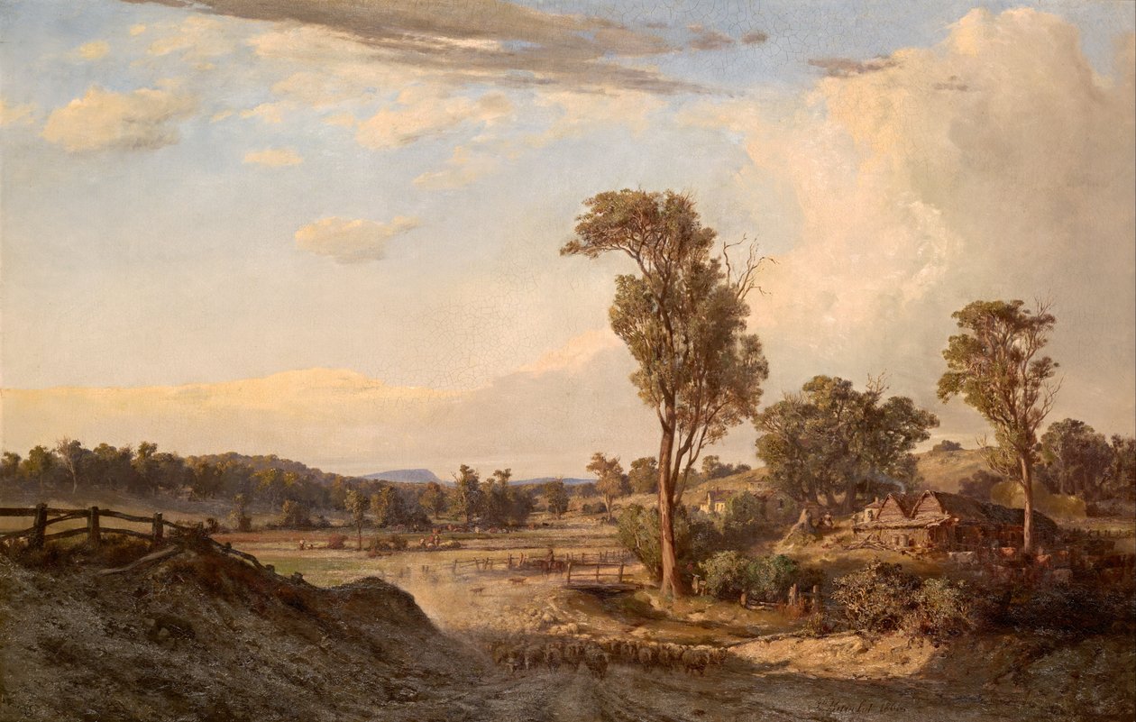 Sommareftermiddag, Templestowe av Louis Buvelot