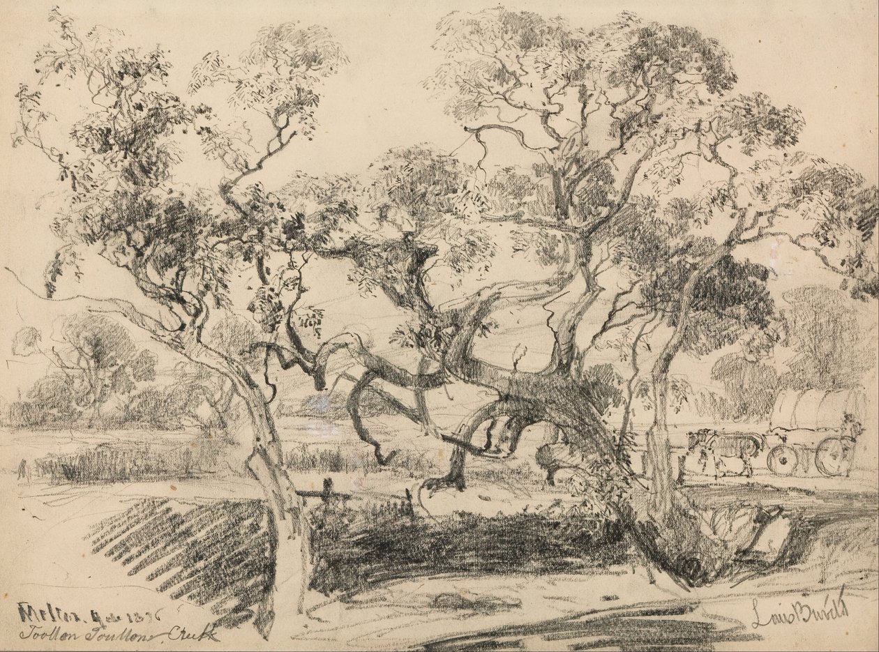 Toollern Creek, Melton av Louis Buvelot