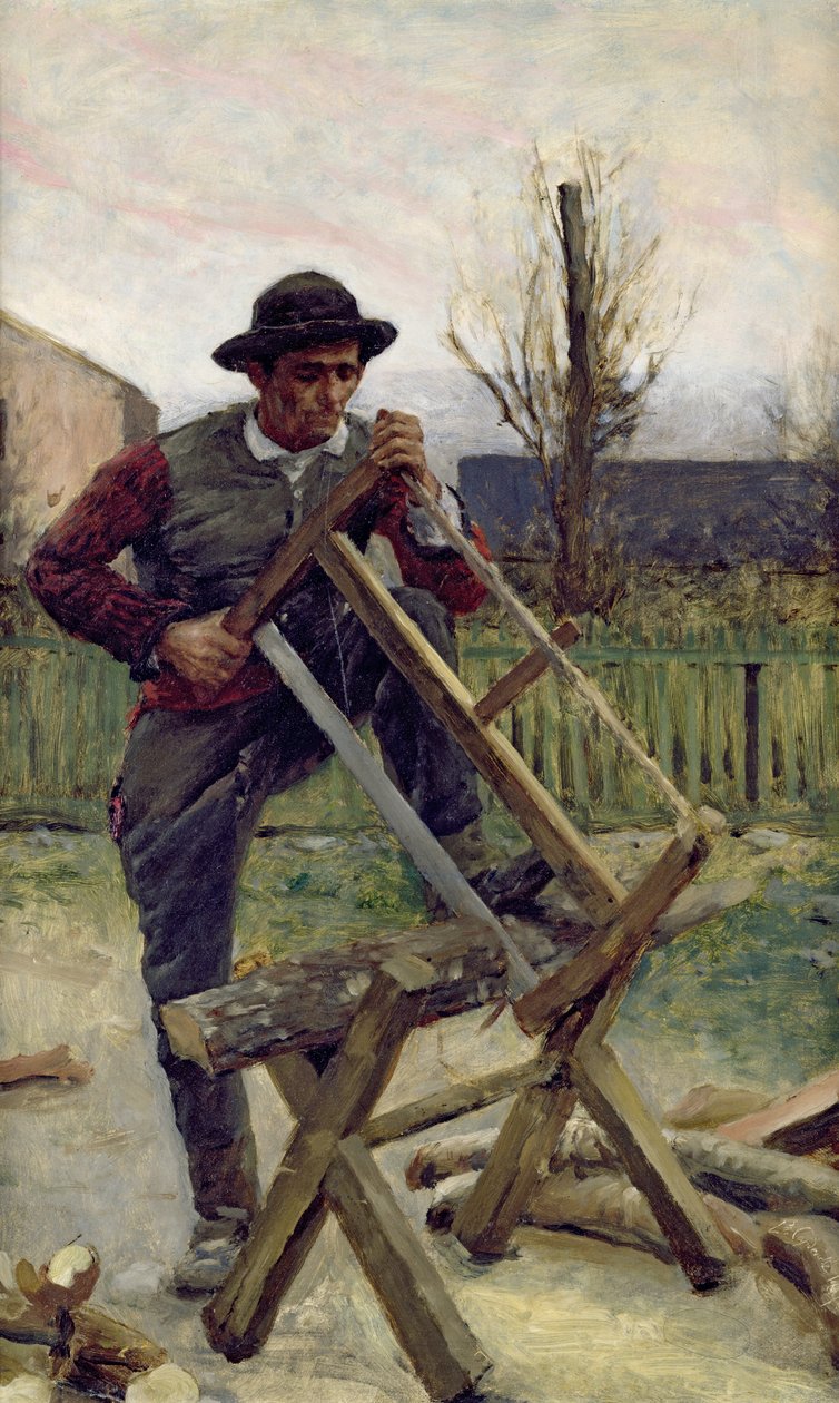 En aragonisk vedhuggare, 1876 av Louis Capdevielle