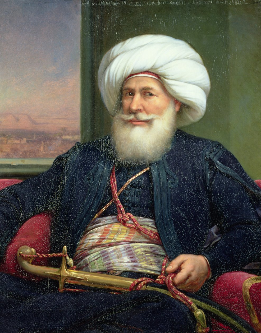 Mehemet Ali (1769-1849), 1840 av Louis Charles Auguste Couder
