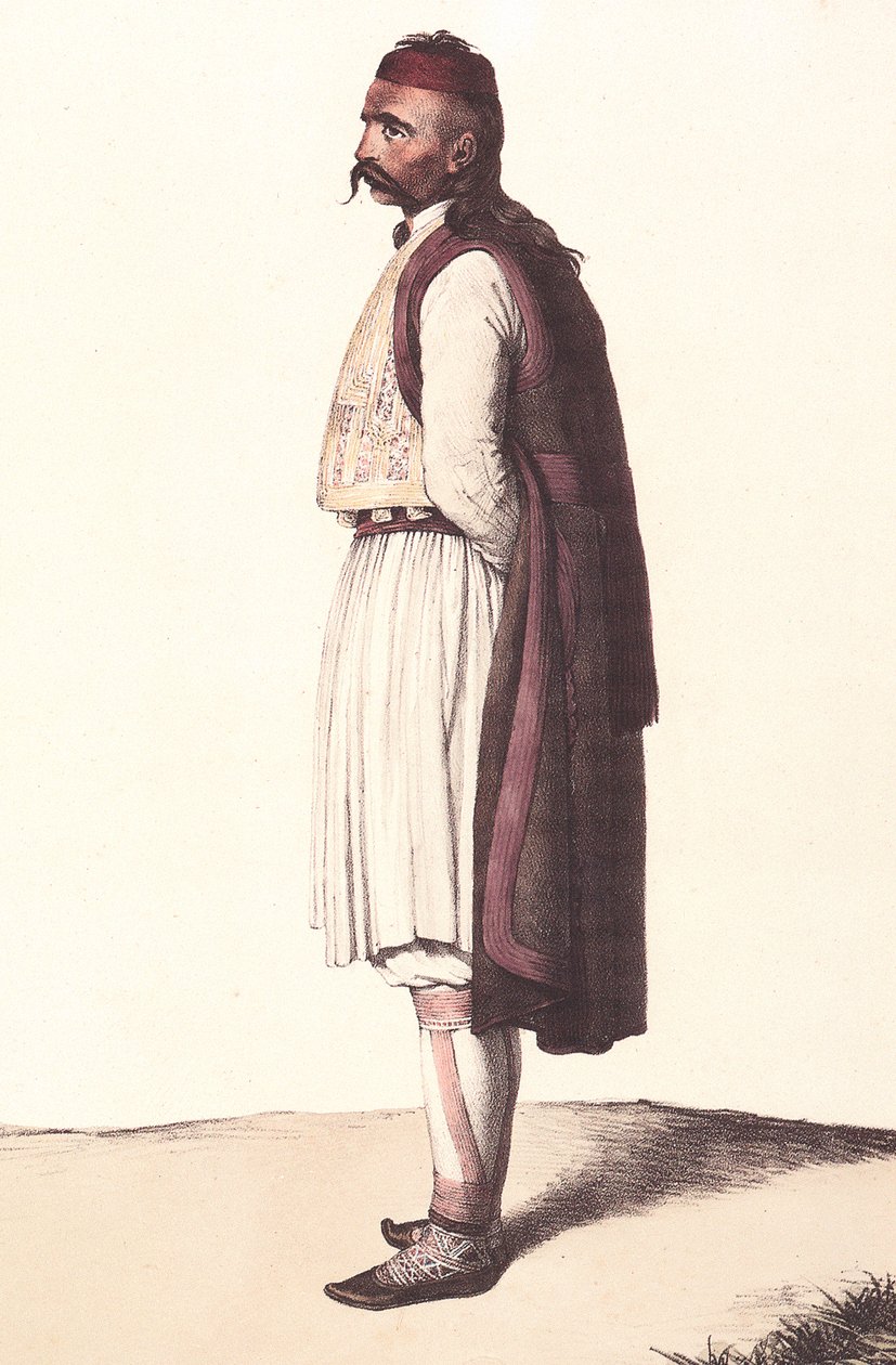 Souliote in Corfu av Louis Dupré