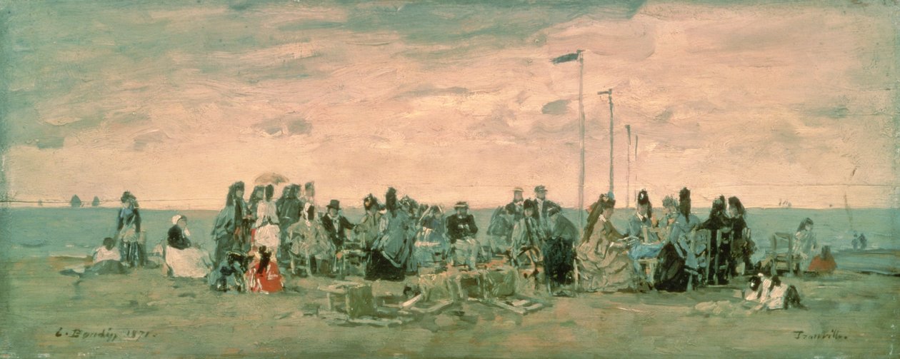 Stranden av Eugene Louis Boudin