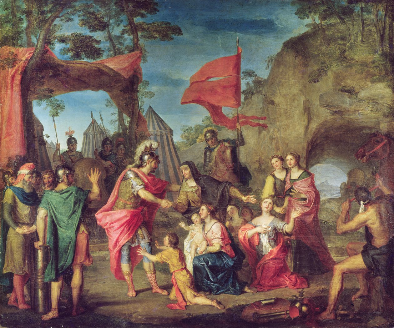 Coriolanus i Volscian lägret, 1747 av Louis Galloche