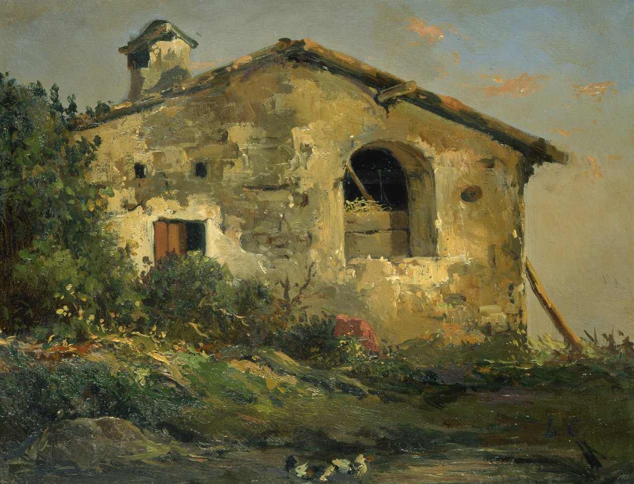 En ruin av Louis Gurlitt