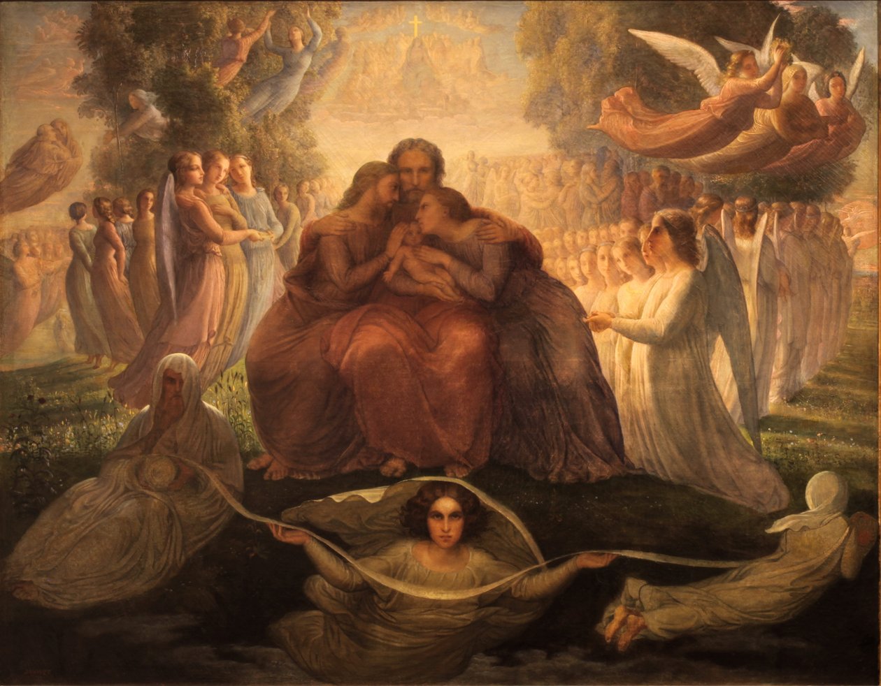 Poem of the Soul - Divine generation av Louis Janmot