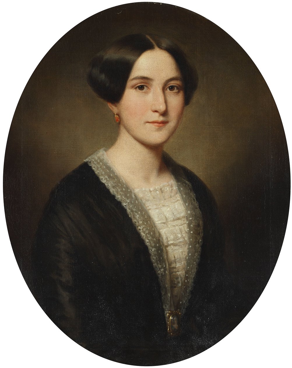 Portrait of Auguste Henkel. av Louis Krevel