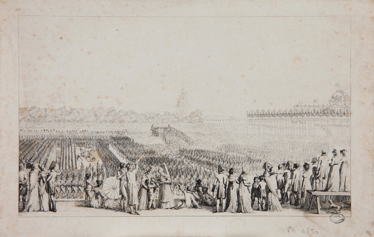 Champ de Mai-dagen, 1815 av Louis Lafitte