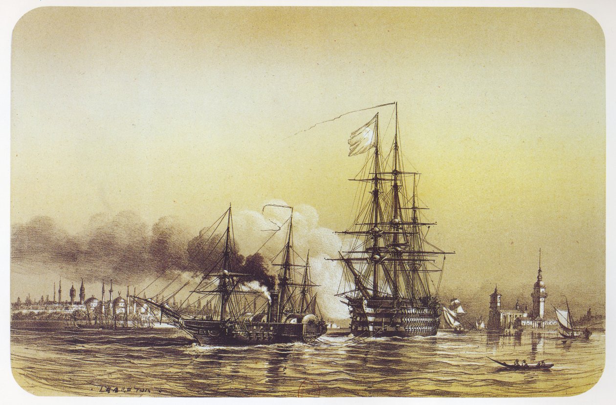 Friedland efter att hon gått på grund i Konstantinopel av Louis Le Breton