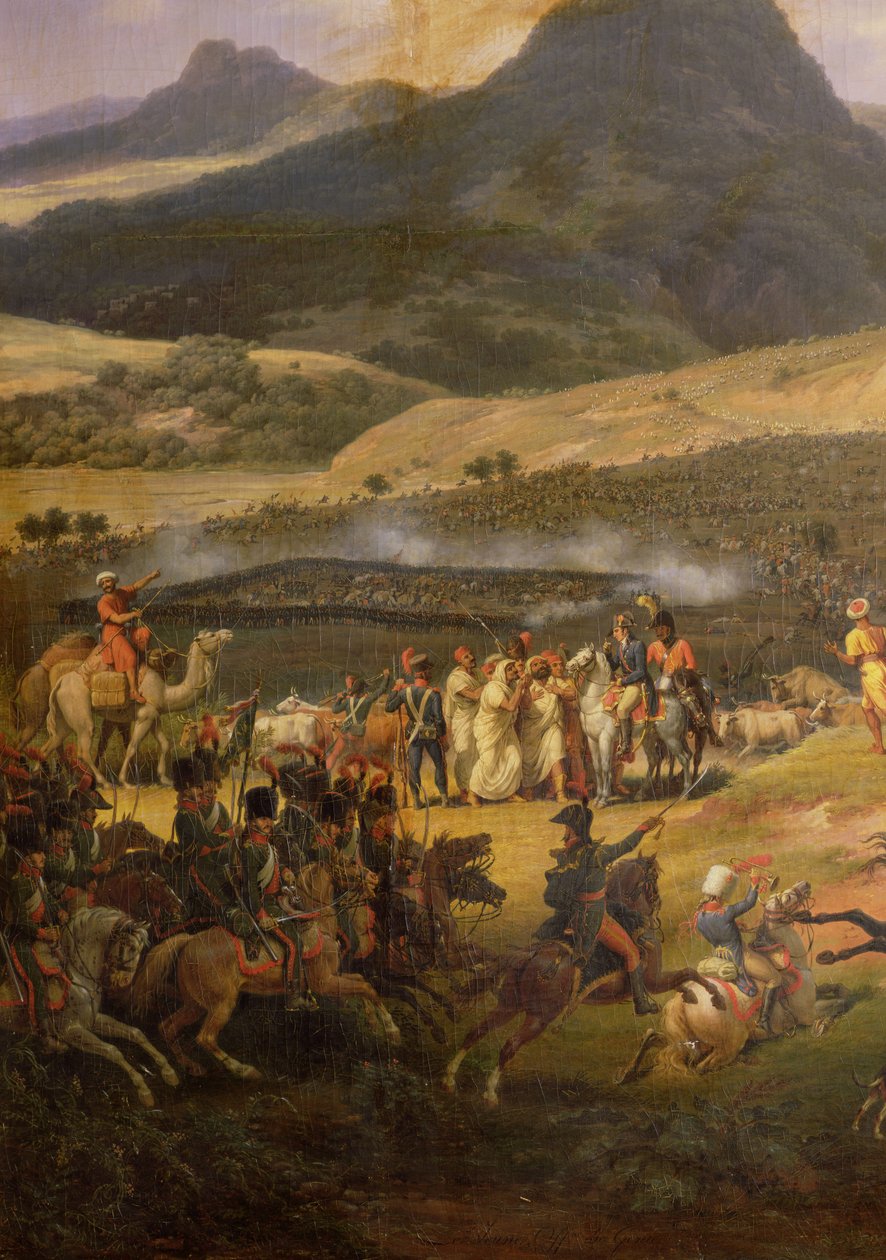 Slaget vid Mount Thabor, 16 april 1799, 1808 (detalj) av Louis Lejeune
