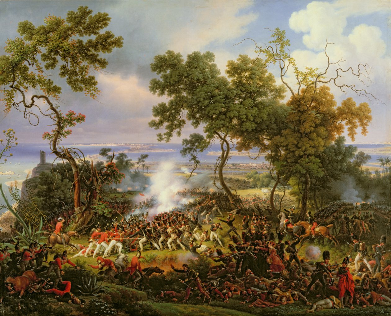 Slaget vid Chiclana, 5 mars 1811, 1824 av Louis Lejeune