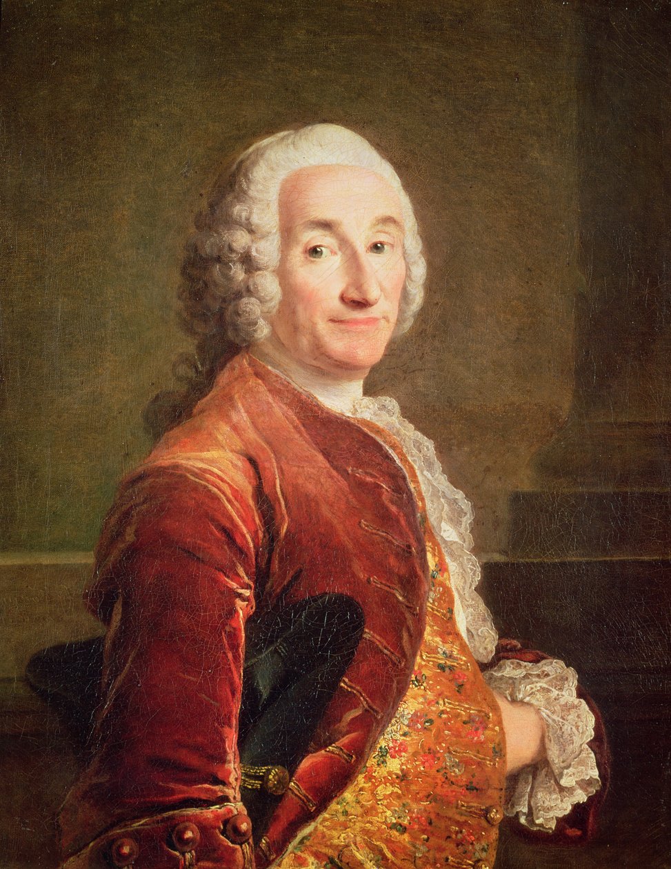 Louis Francois Armand de Vignerot du Plessis (1696-1788) Hertig av Richelieu av Louis Tocqué