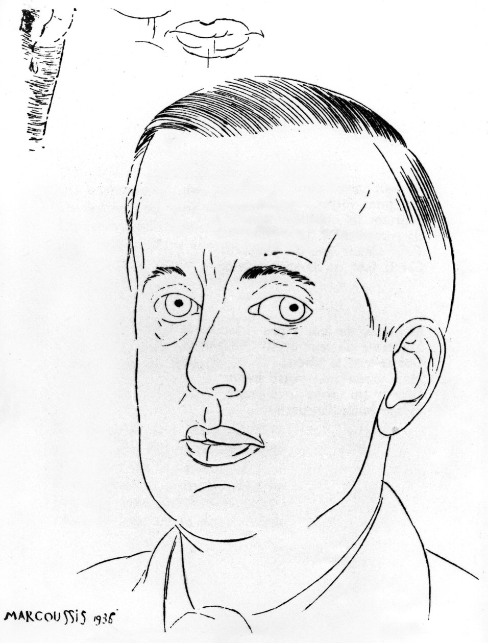 Paul Eluard, 1936 av Louis Marcoussis