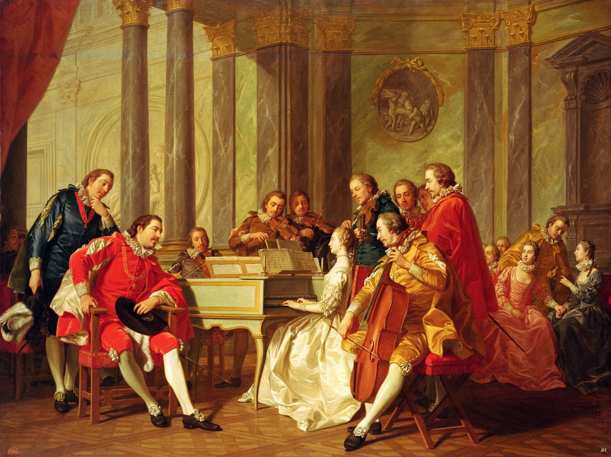 Sextet, 1768 av Louis Michel van Loo