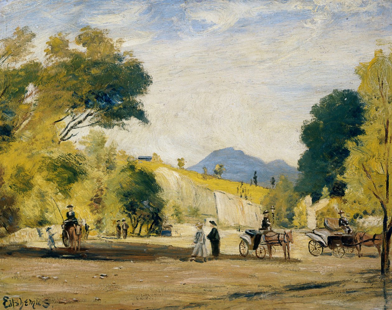 Cabs for Hire av Louis Michel Eilshemius