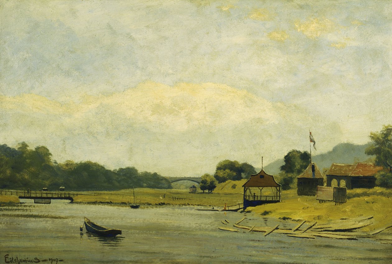 Kingsbridge av Louis Michel Eilshemius