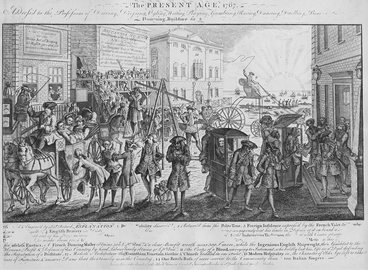 The Present Age, 1767, publicerad 1749 av Louis Philippe Boitard