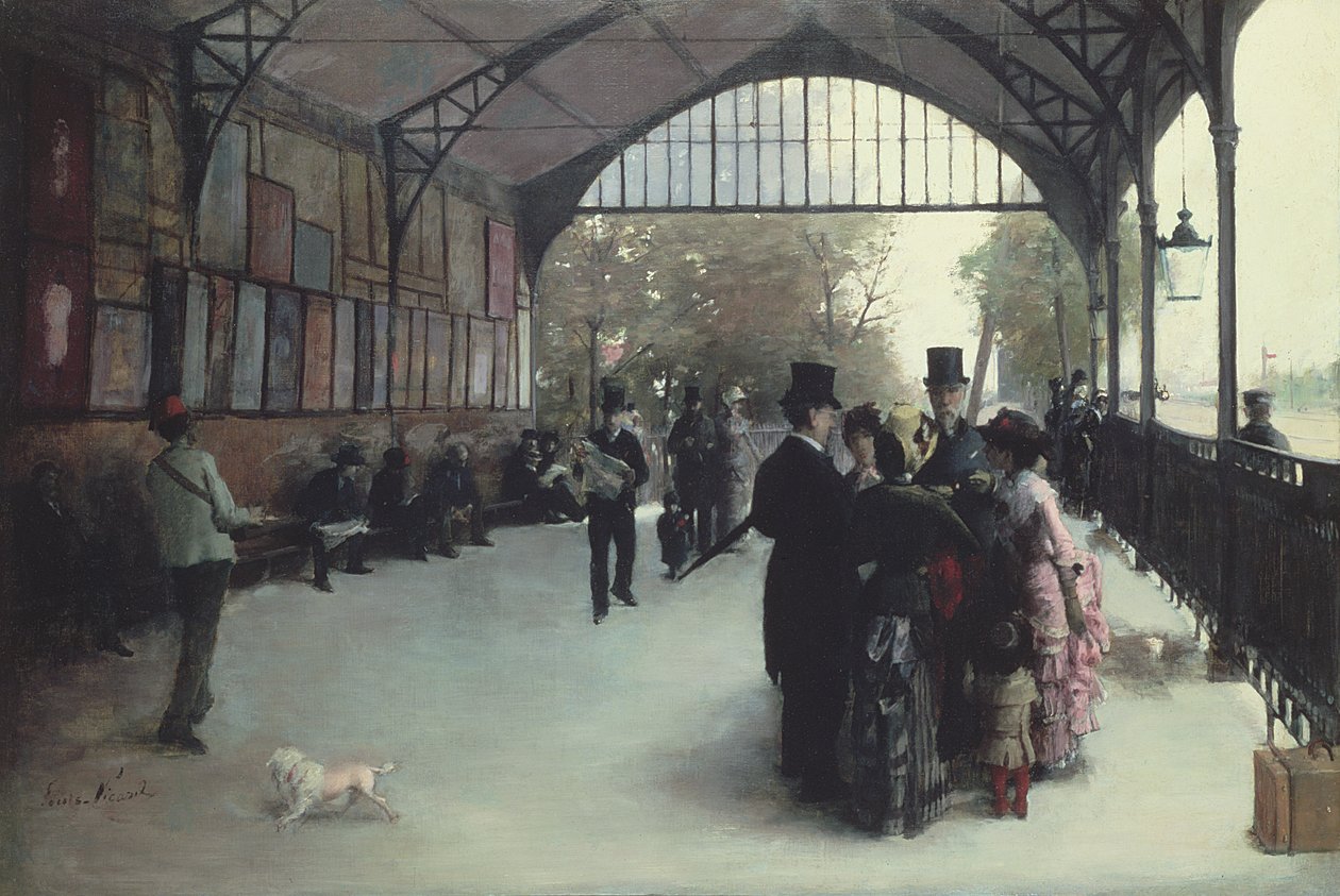 Järnvägsstationen av Louis Picard