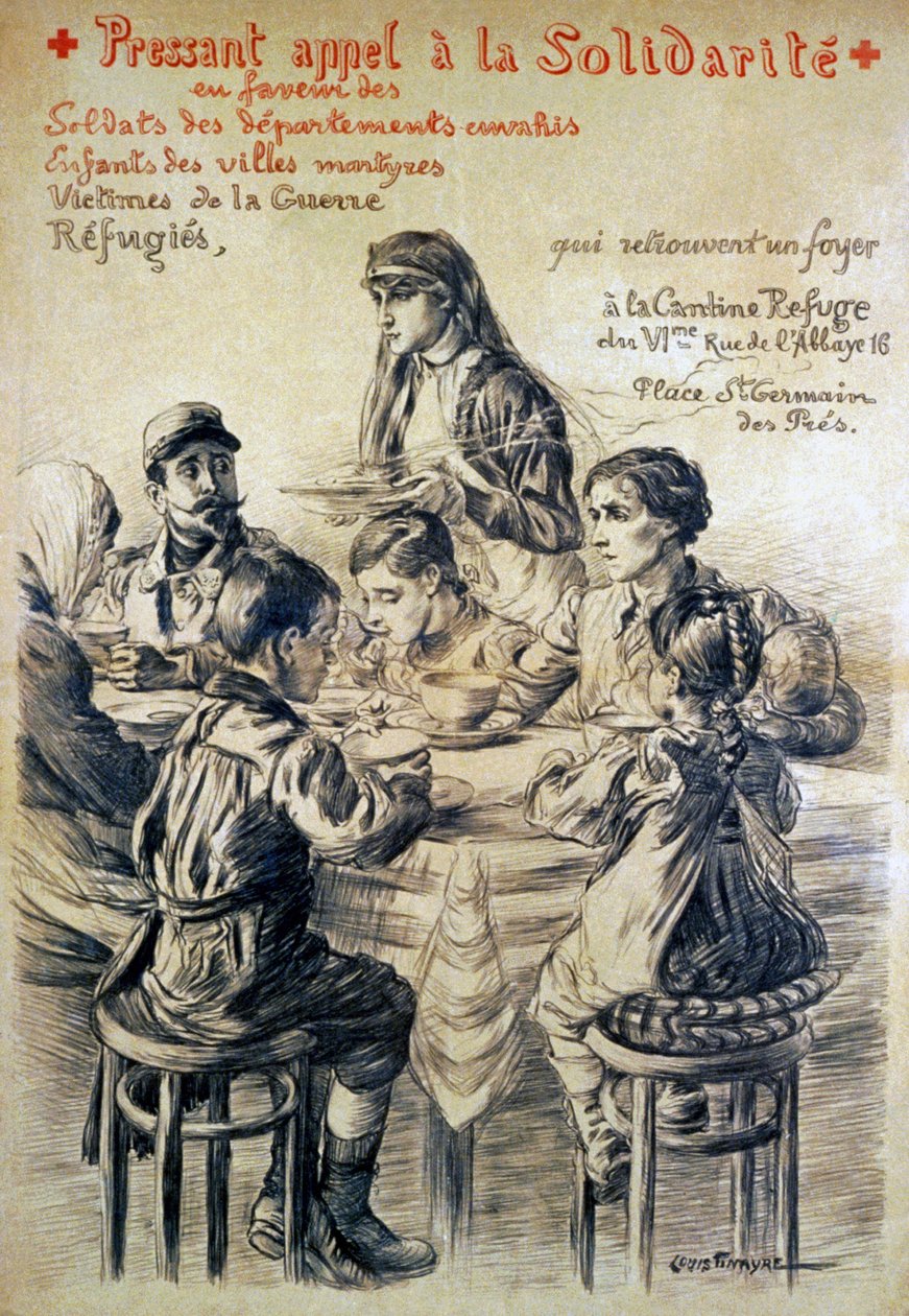 Brådskande uppmaning till stöd, 1917 av Louis Tinayre