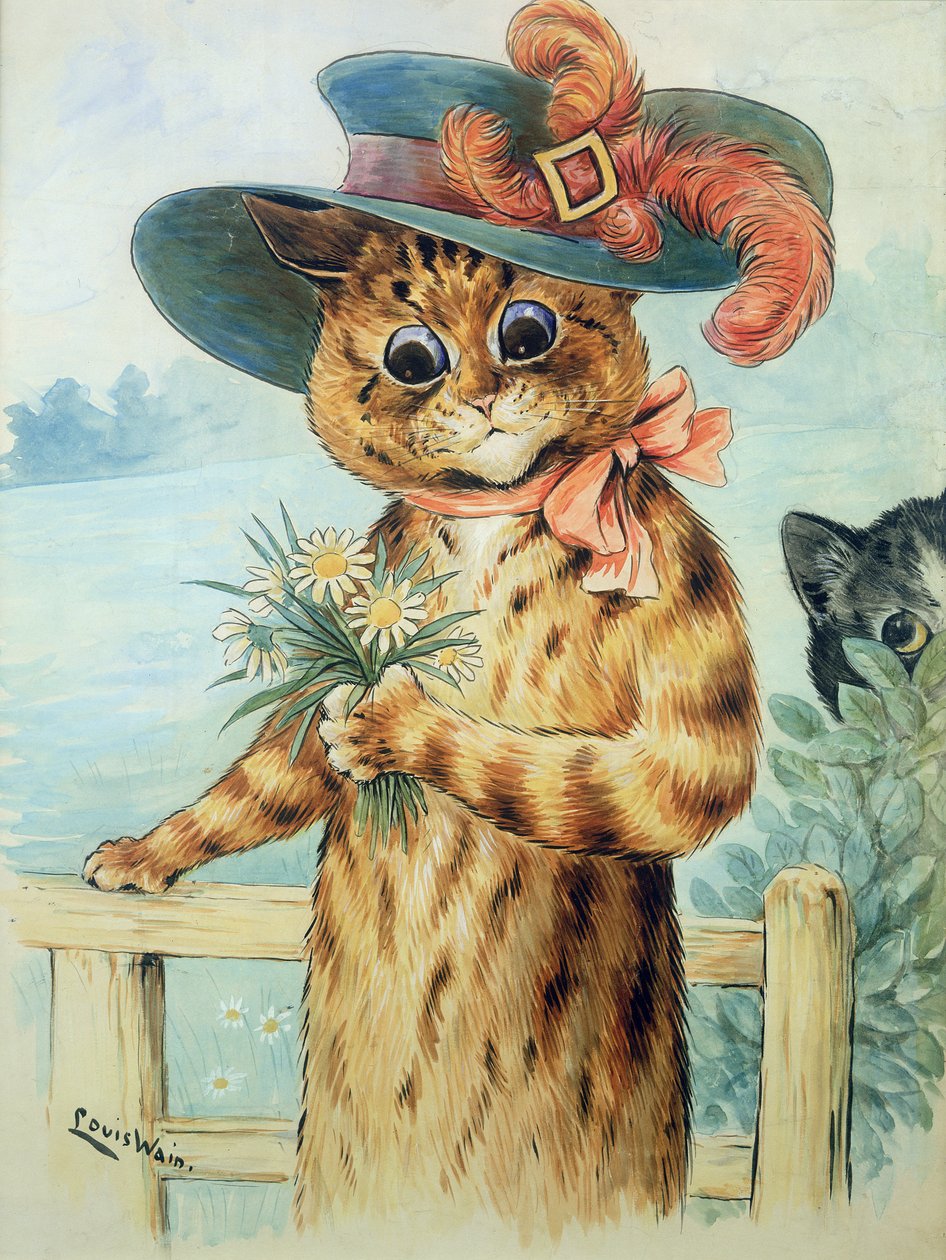Blommor till hertiginnan av Louis Wain