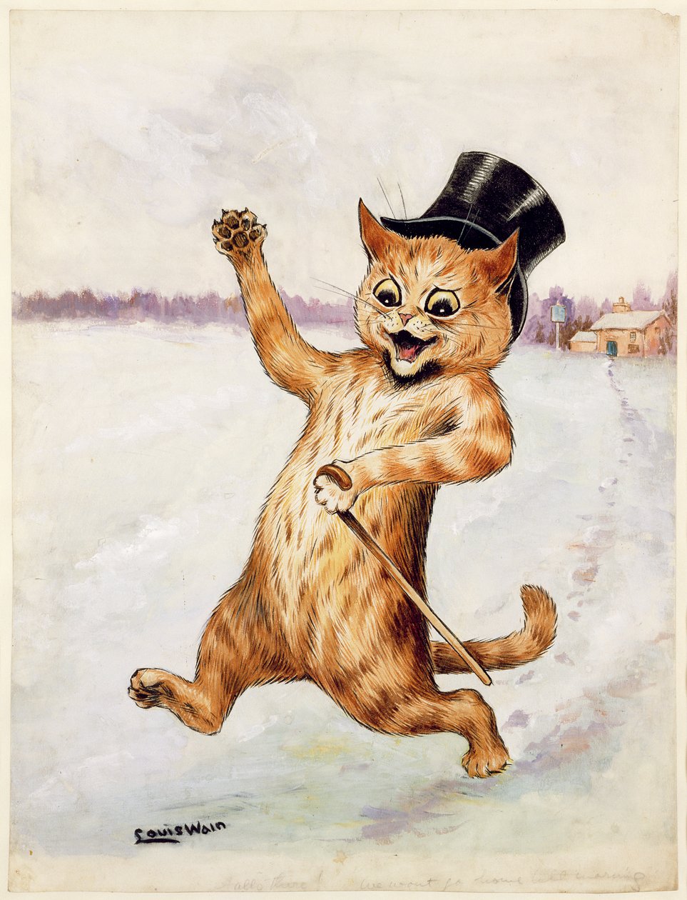Högsta hönset! av Louis Wain