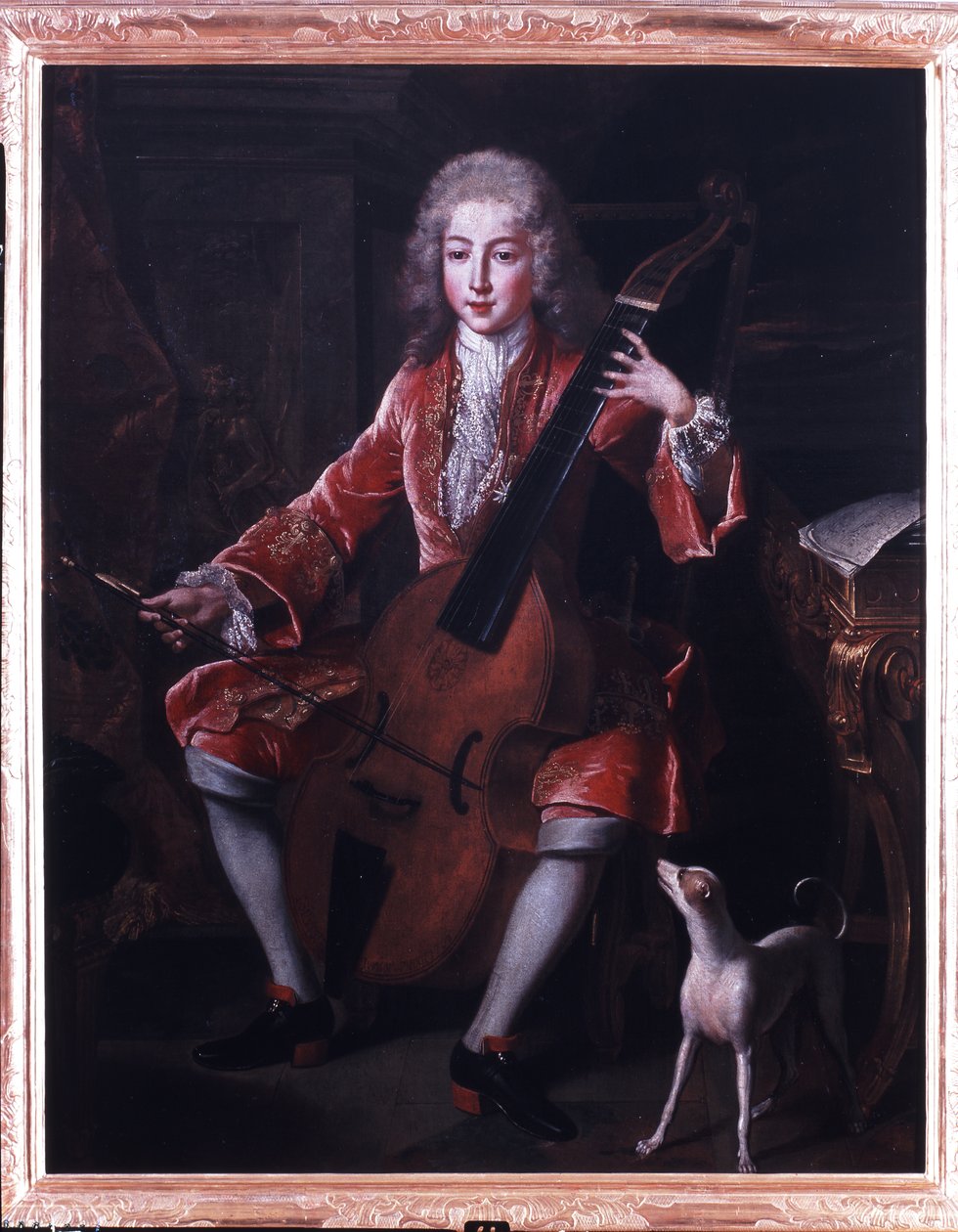Porträtt av Maximilien-Emmanuel, Chevalier de Bavière (1695-1747), son till Maximilian II Emanuel, kurfurste av Bayern och hans älskarinna Agnes Le Louchier. av Louis de Silvestre