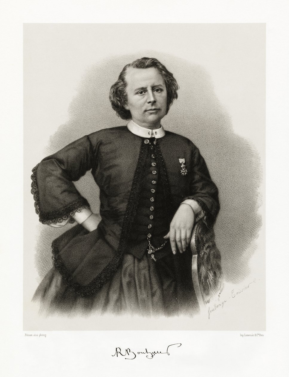 Rosalie Bonheur, 1865-66 av Louis Auguste Bisson