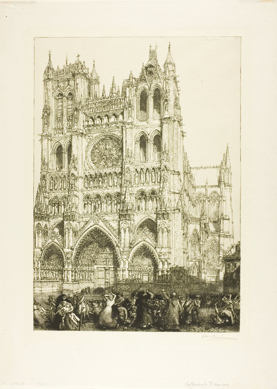 Katedralen i Amiens av Louis Auguste Lepère