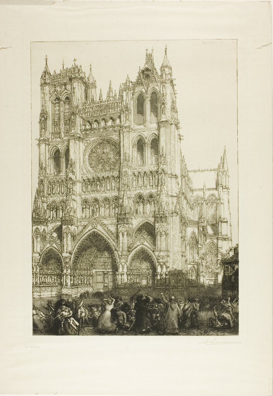 Katedralen i Amiens av Louis Auguste Lepère