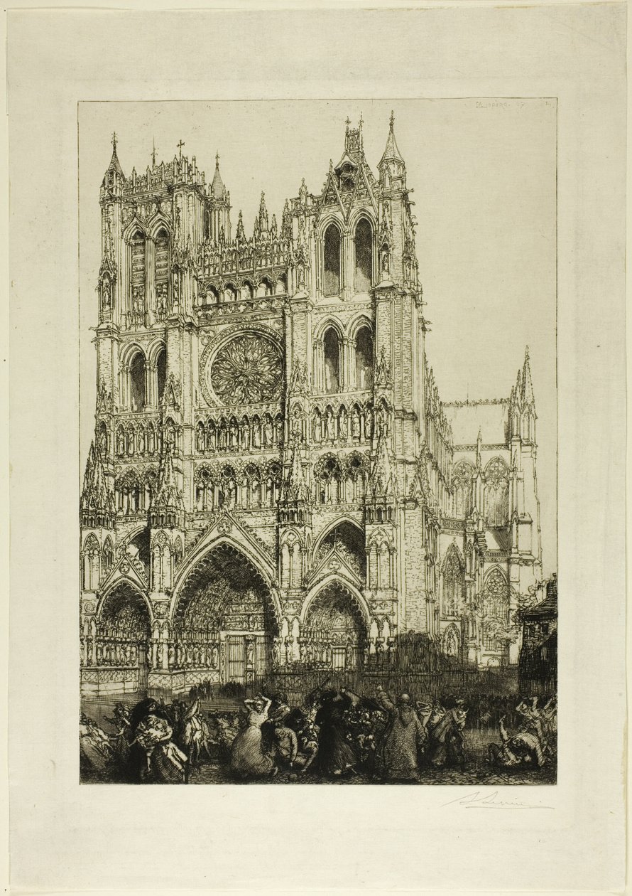 Katedralen i Amiens av Louis Auguste Lepère