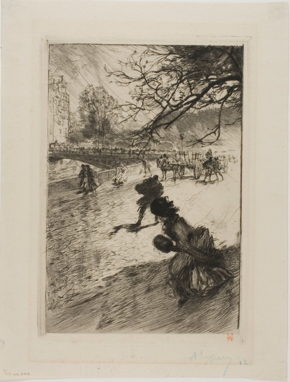 Duschar av Louis Auguste Lepère