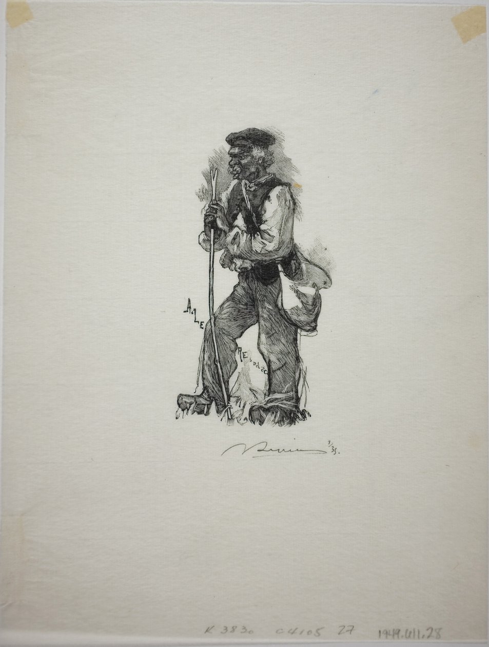 Ormjägare av Louis Auguste Lepère