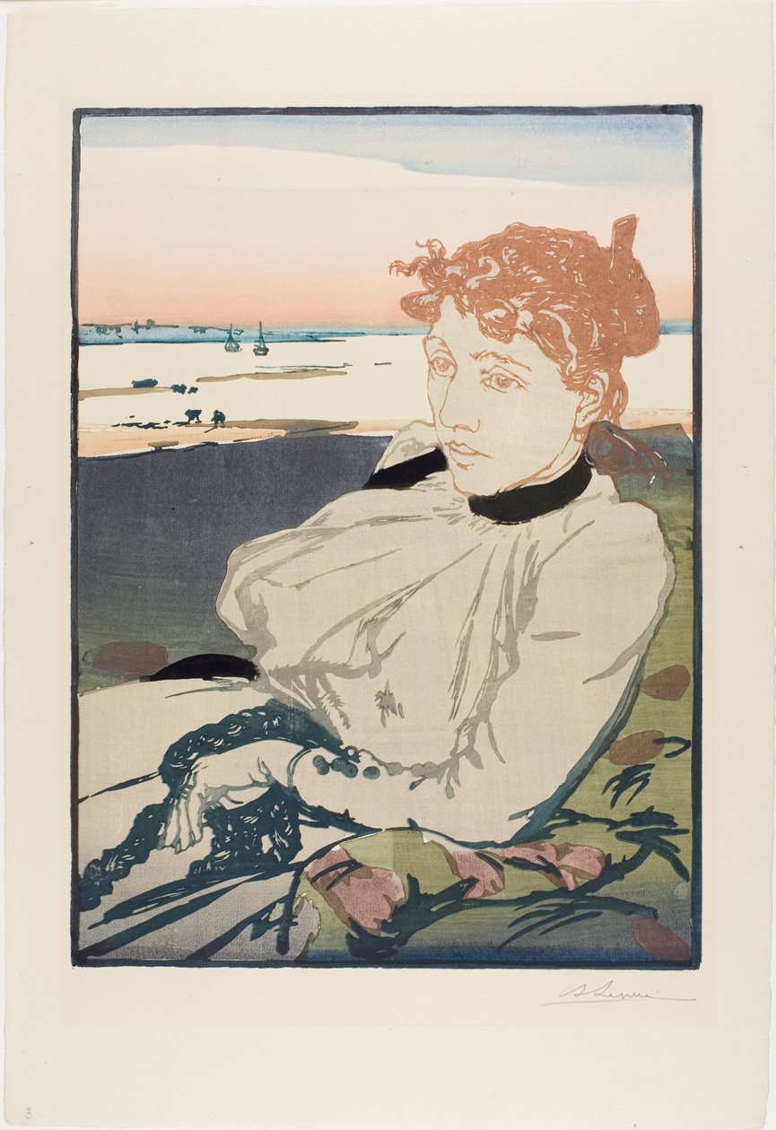 Konvalescenten, Madame Lepère av Louis Auguste Lepère